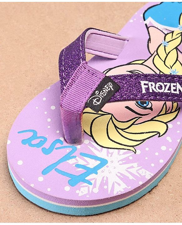 Pine Kids Elsa Printed Flip Flop - Purple