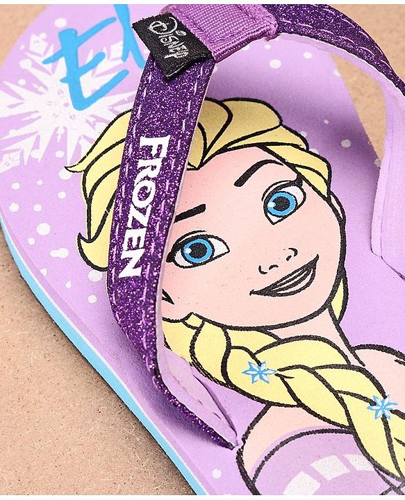 Pine Kids Elsa Printed Flip Flop - Purple