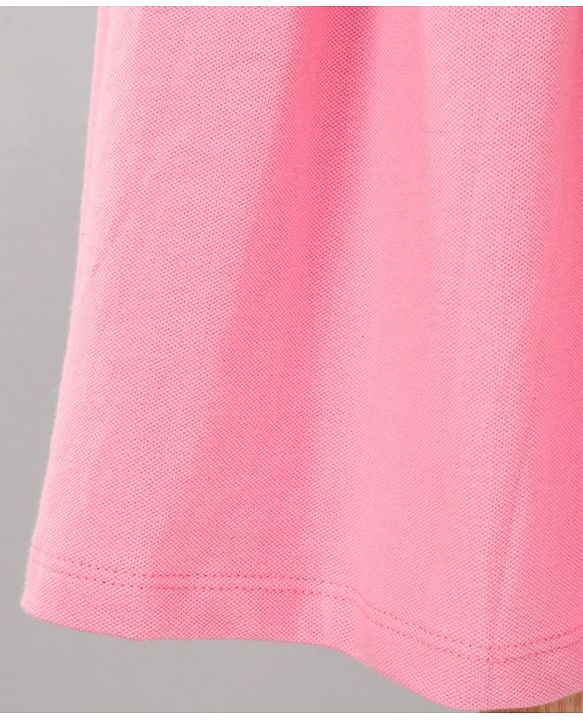 Pine Kids Moisture Wicking & Quick Dry Sleeveless Sports Wear Frock - Pink