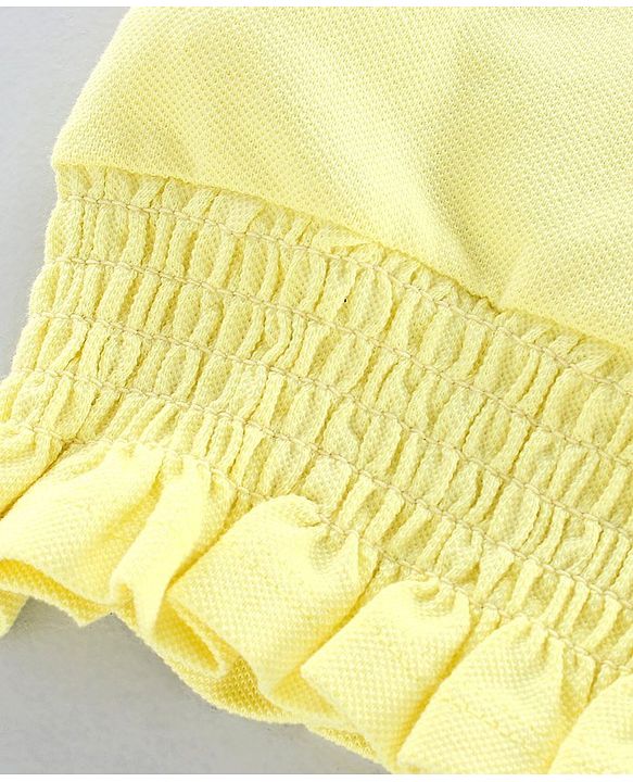 Pine Kids Half Sleeves Quick Dry T-Shirt - Yellow