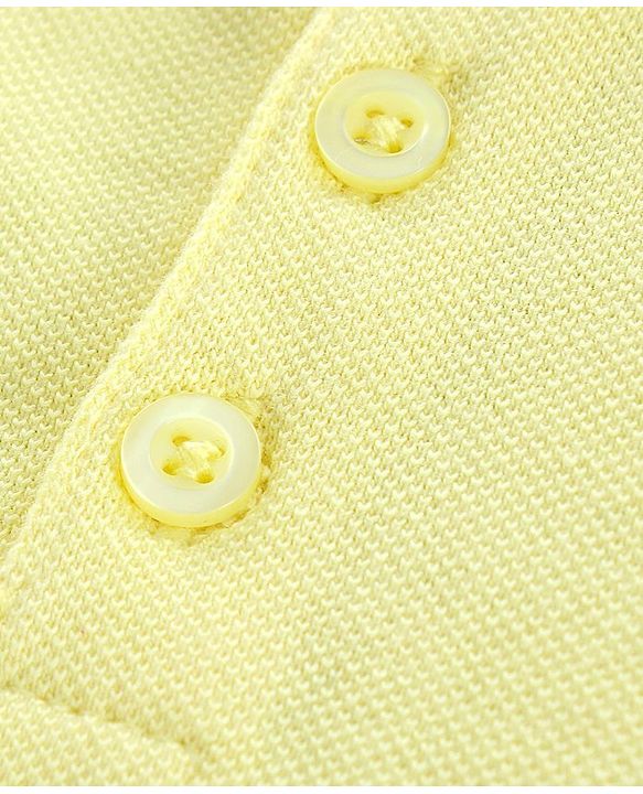 Pine Kids Half Sleeves Quick Dry T-Shirt - Yellow