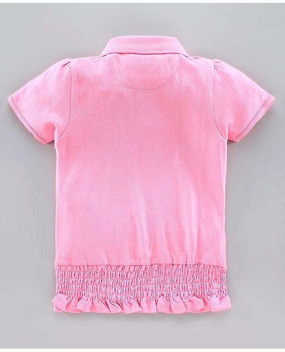 Pine Kids Half Sleeves Quick Dry T-Shirt - Pink