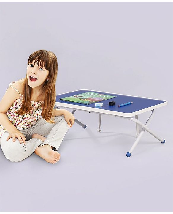 Pine Kids Genius Height Adjustable Study Table - Blue