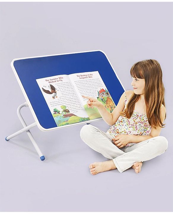 Pine Kids Genius Height Adjustable Study Table - Blue