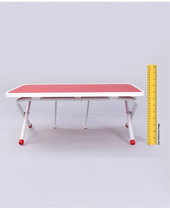 Pine Kids Genius Height Adjustable Study Table - Red