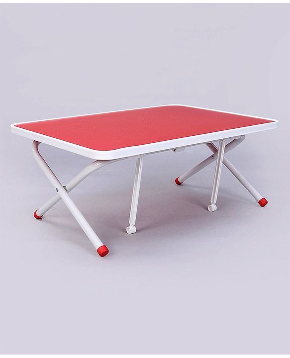 Pine Kids Genius Height Adjustable Study Table - Red