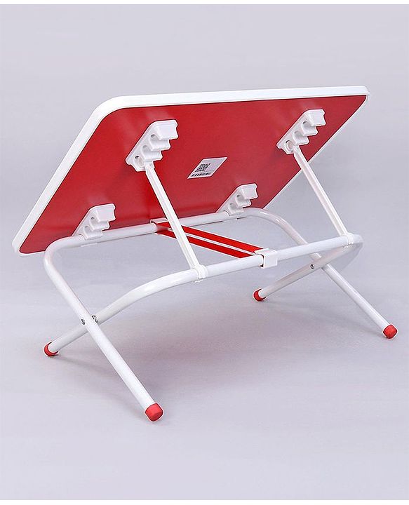Pine Kids Genius Height Adjustable Study Table - Red