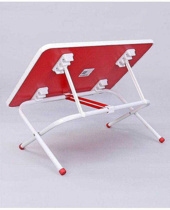 Pine Kids Genius Height Adjustable Study Table - Red