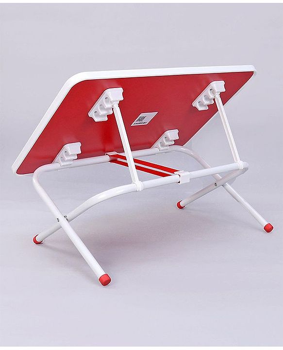Pine Kids Genius Height Adjustable Study Table - Red