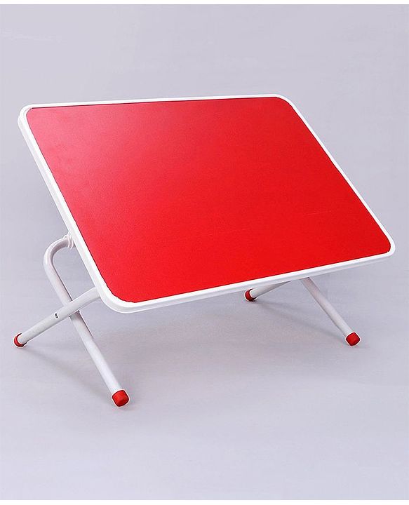 Pine Kids Genius Height Adjustable Study Table - Red