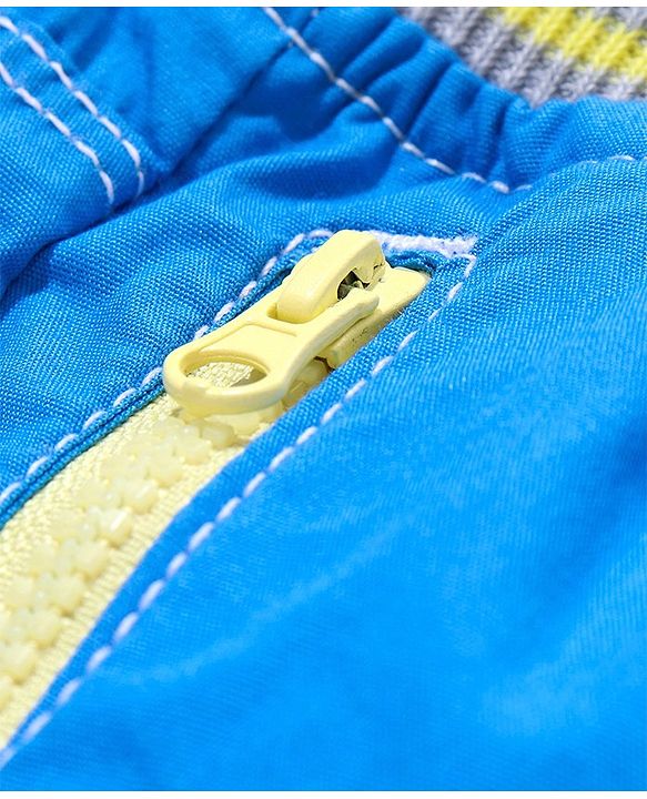 Babyhug Mid Thigh Shorts Dolphin Print - Blue