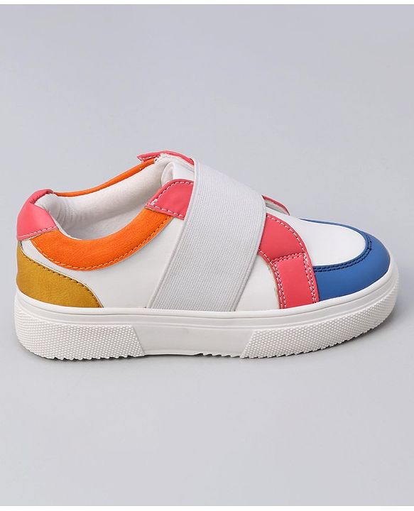 Pine Kids Casual Shoes - White Orange