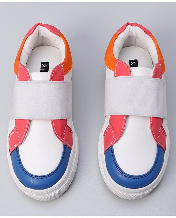 Pine Kids Casual Shoes - White Orange