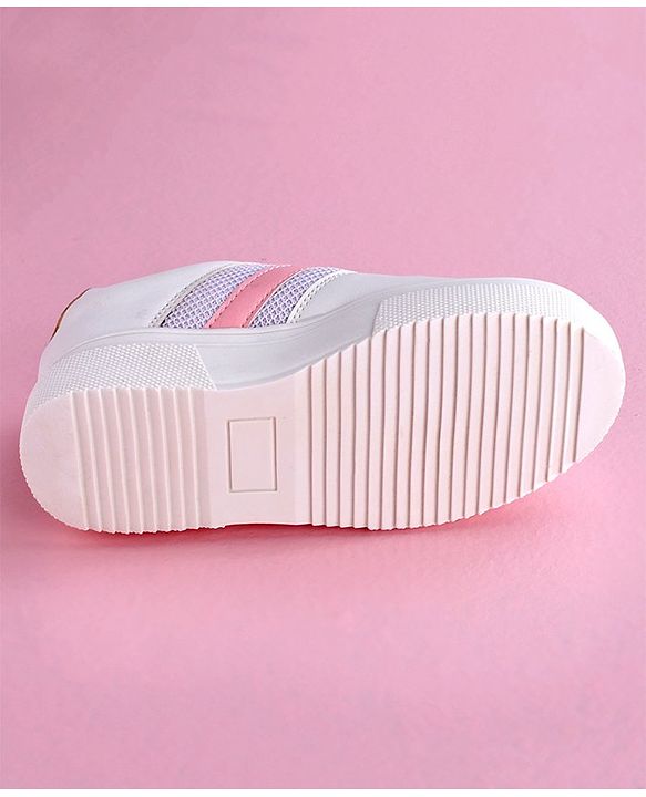 Pine Kids Casual Mesh Shoes - White