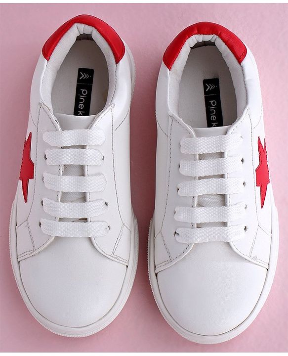 Pine Kids Casual Shoes - White