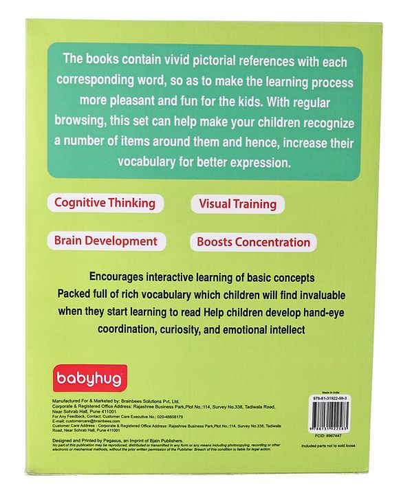 Babyhug My First Learning Book Set of 2 - English