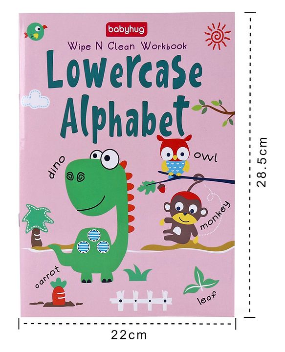 Babyhug Strokes and Curves Wipe N Clean Workbook Set of 4 - English