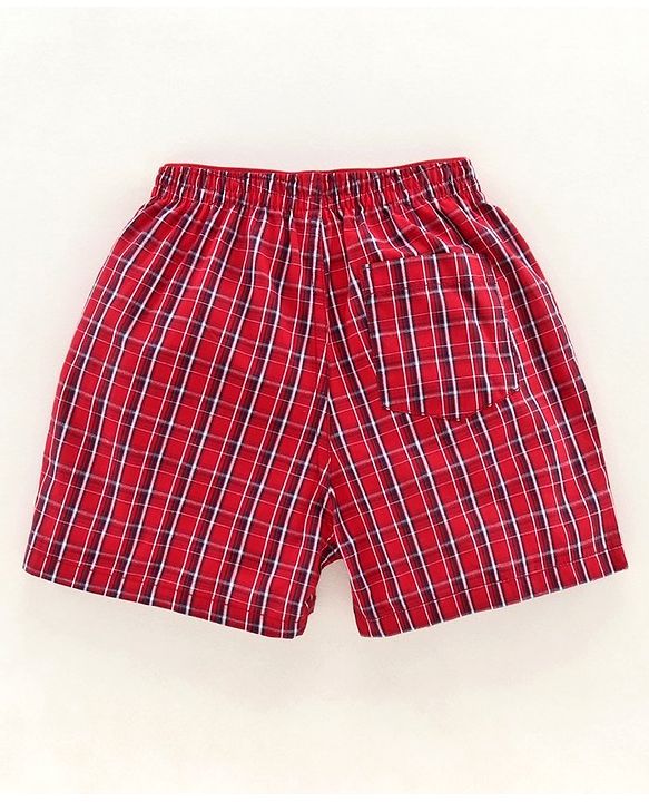 Pine Kids Peach Wash Finish  Briefs & Boxers Beach Print Set of 2 - Multicolour