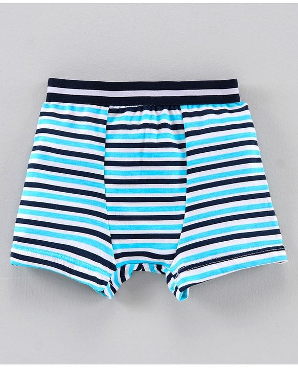 Babyhug 100% Cotton Briefs Pack of 3 - Blue