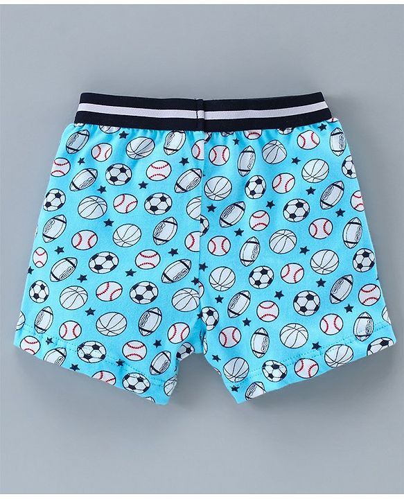 Babyhug 100% Cotton Briefs Pack of 3 - Blue