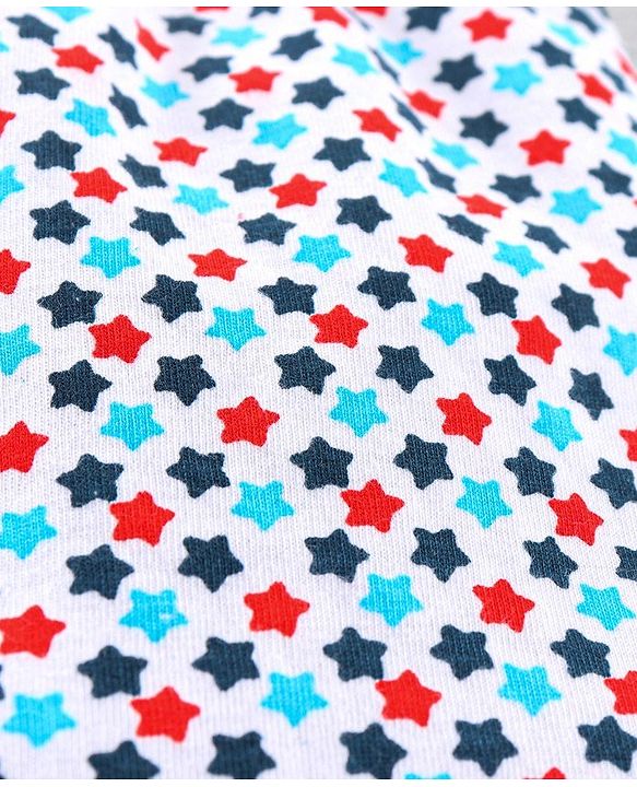 Babyhug 100% Cotton Briefs Pack of 3 - Blue