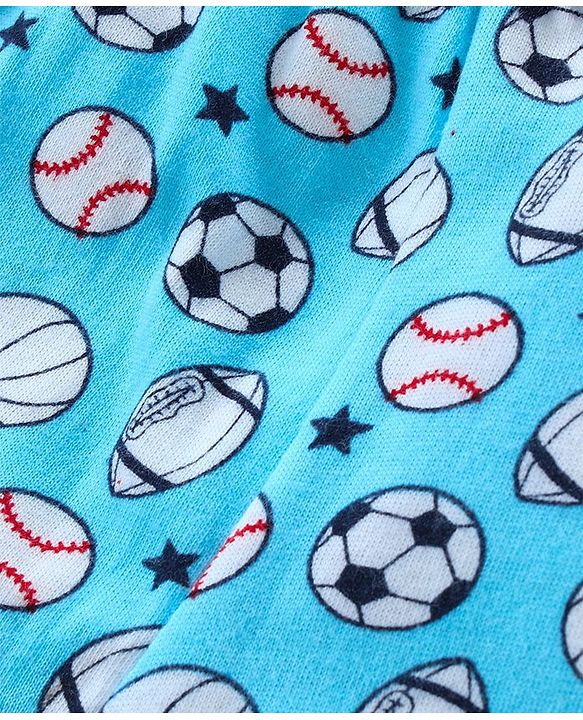 Babyhug 100% Cotton Briefs Pack of 3 - Blue
