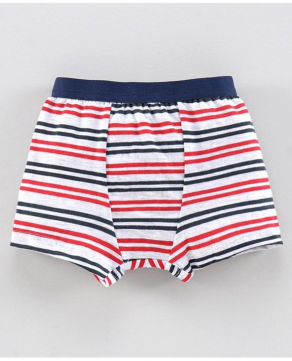 Babyhug 100% Cotton Briefs Space Print Pack of 3 - Navy Blue