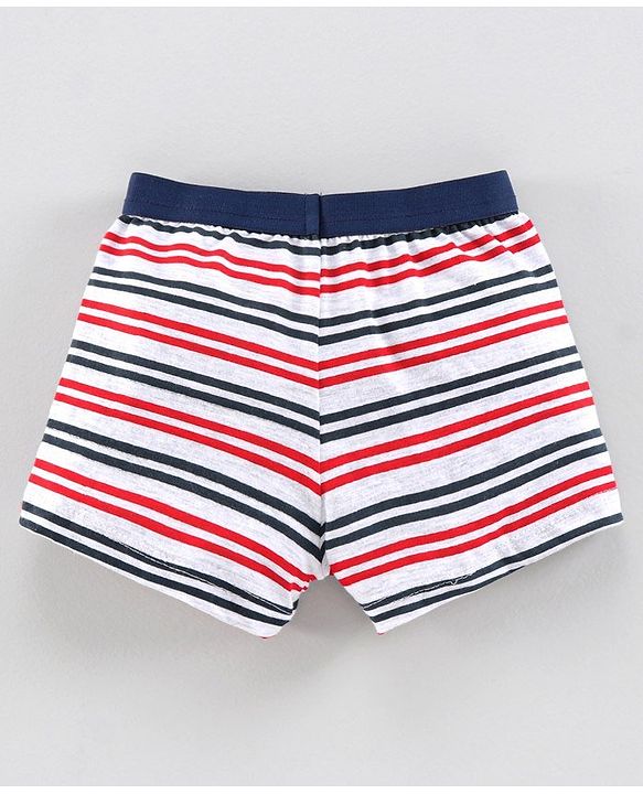 Babyhug 100% Cotton Briefs Space Print Pack of 3 - Navy Blue