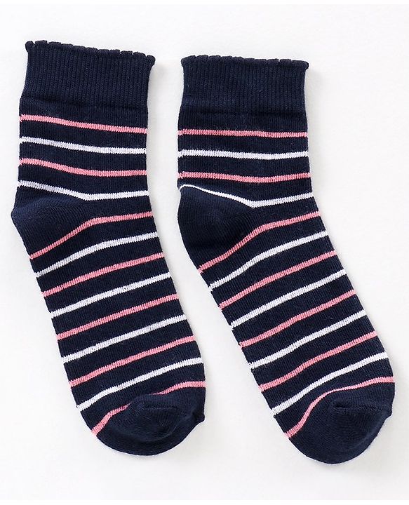 Pine Kids Socks Heart Design Set of 3 - Multicolour