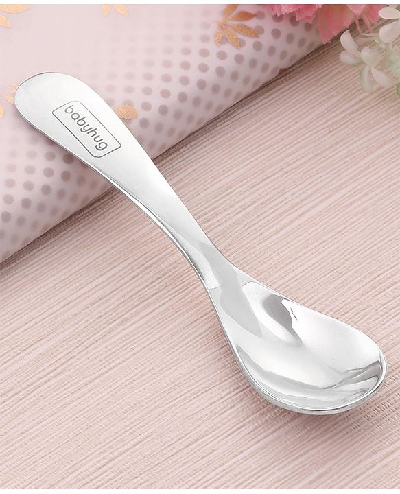 Babyhug Stainless Steel Spoon & Fork Set of 4 - Silver
