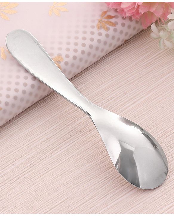 Babyhug Stainless Steel Spoon & Fork Set of 4 - Silver