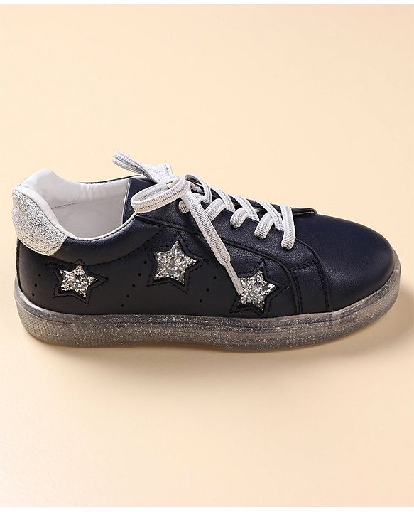 Pine Kids Casual Shoes with Transparent Sole - Blue