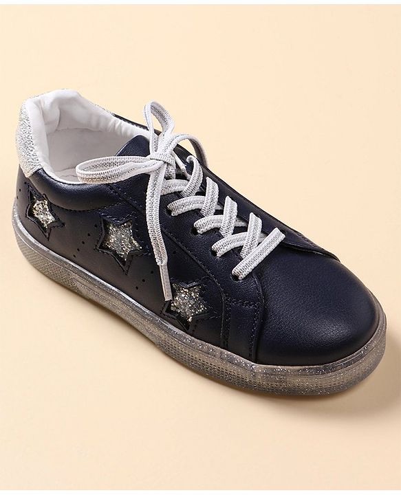 Pine Kids Casual Shoes with Transparent Sole - Blue