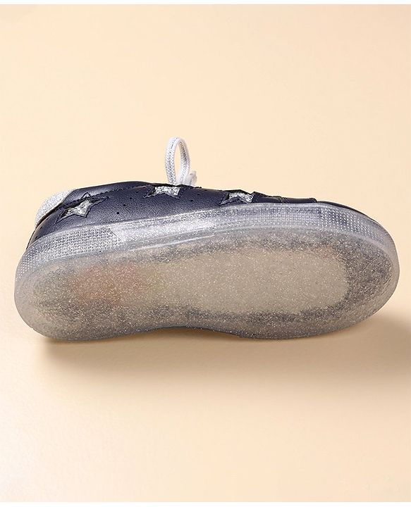 Pine Kids Casual Shoes with Transparent Sole - Blue