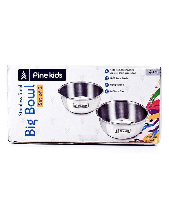 Pine Kids Bowl Set of 2 - 250 ml each