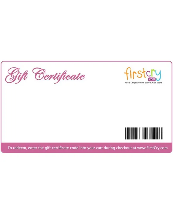 Gift Certificates