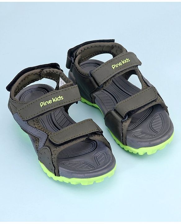 Pine Kids Sandals With Triple Closure - Blue