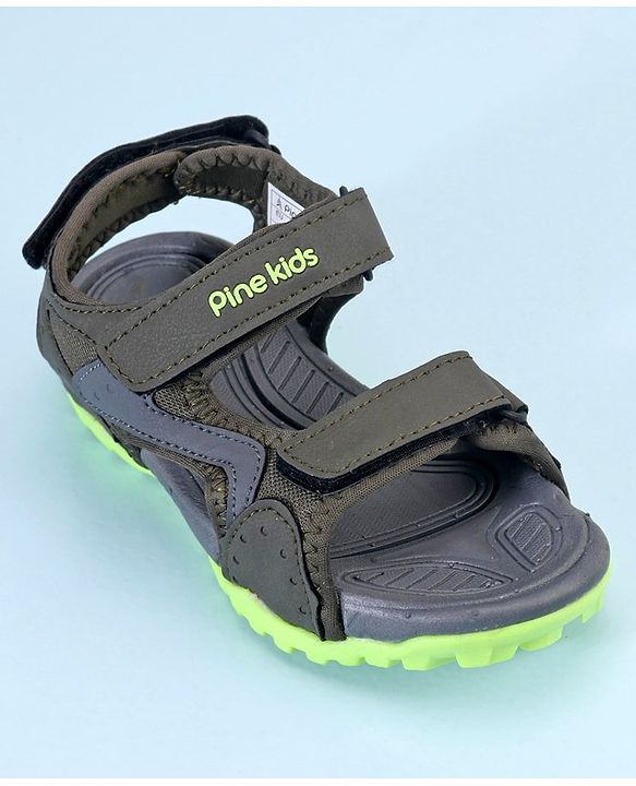 Pine Kids Sandals With Triple Closure - Blue