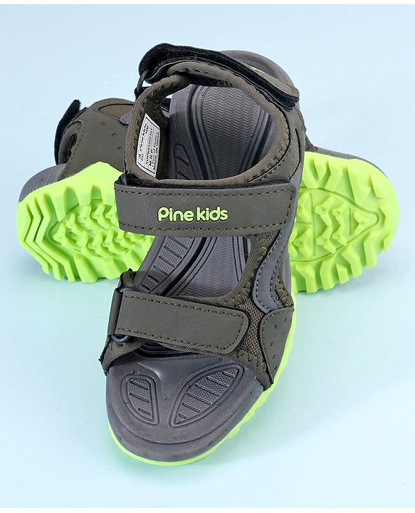 Pine Kids Sandals With Triple Closure - Blue
