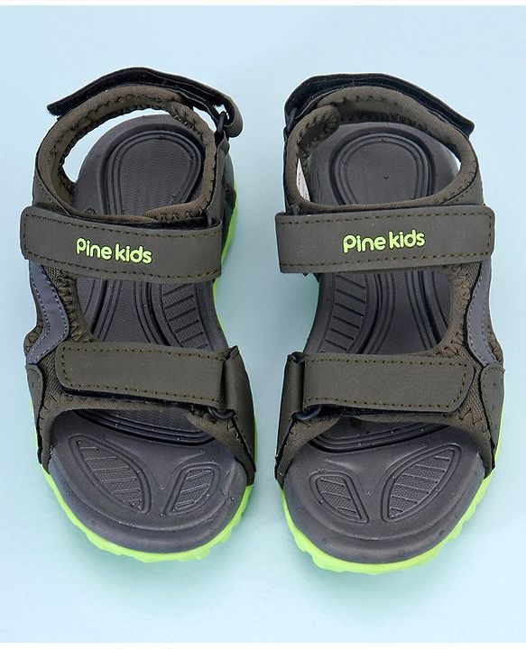 Pine Kids Sandals With Triple Closure - Blue