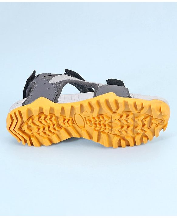 Pine Kids Sandals With Triple Closure - Grey