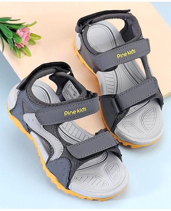 Pine Kids Sandals With Triple Closure - Blue