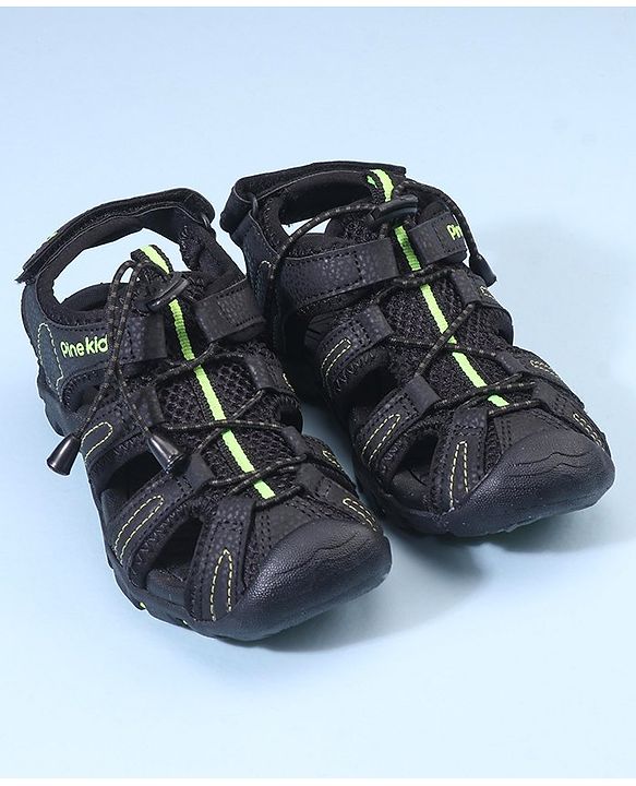 Pine Kids Casual Sandal - Black Green