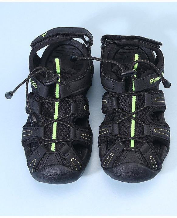 Pine Kids Casual Sandal - Black Green