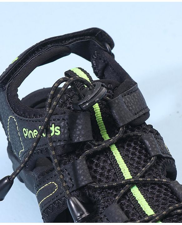 Pine Kids Casual Sandal - Black Green