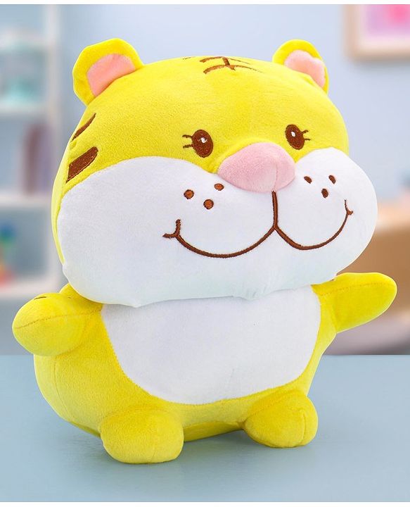 Babyhug Tiger Soft Toy Yellow - Height 30 cm