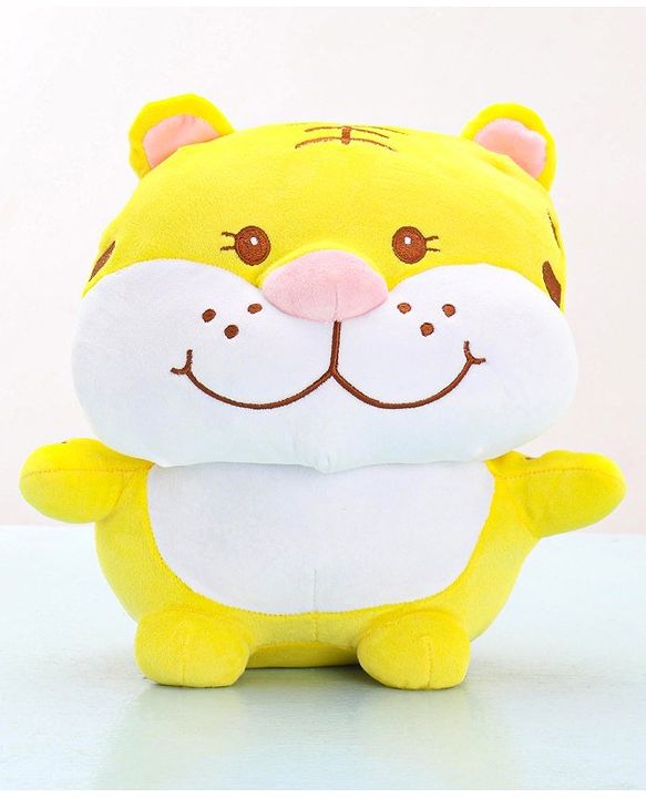 Babyhug Tiger Soft Toy Yellow - Height 30 cm
