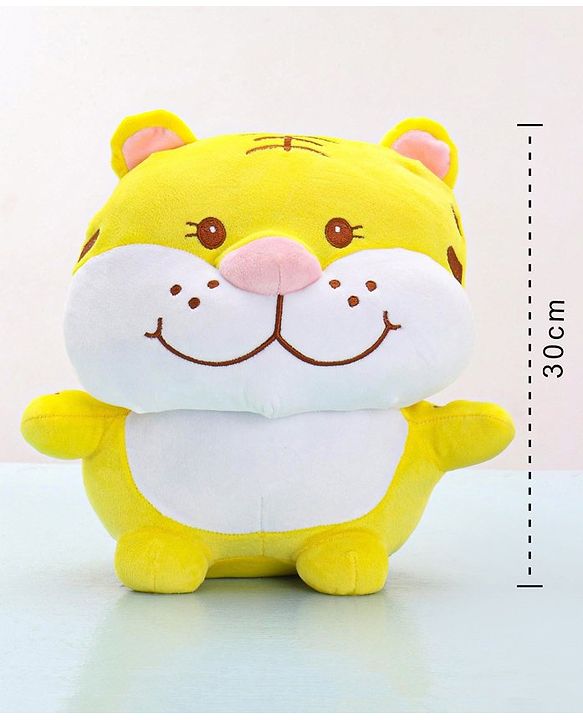 Babyhug Tiger Soft Toy Yellow - Height 30 cm