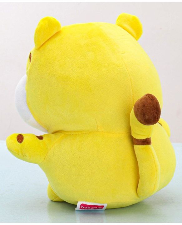 Babyhug Tiger Soft Toy Yellow - Height 30 cm