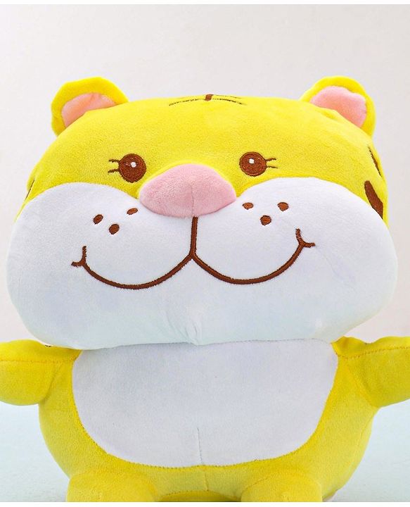 Babyhug Tiger Soft Toy Yellow - Height 30 cm